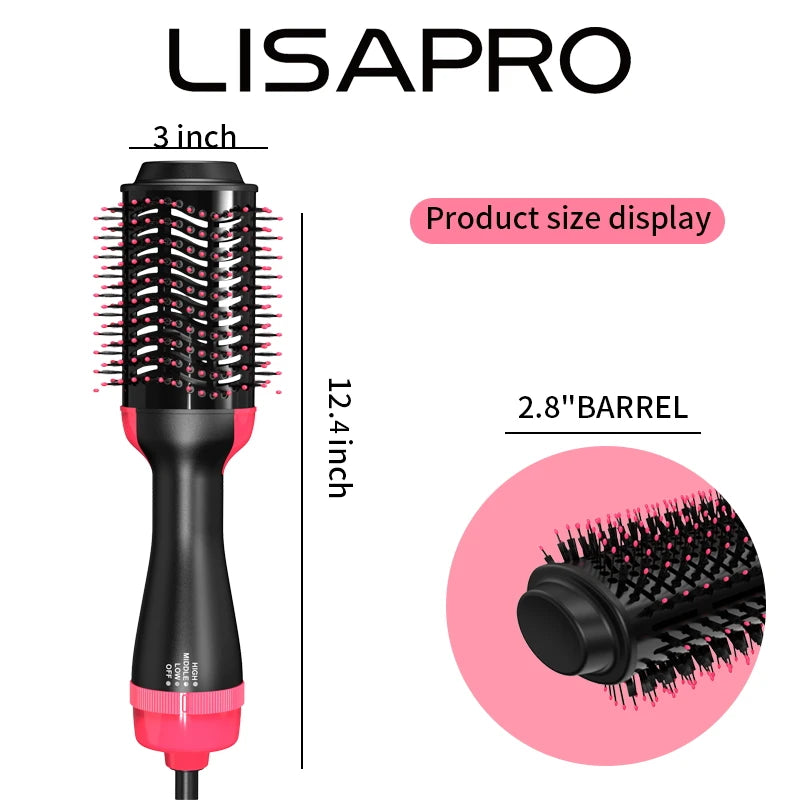 LISAPRO 3-in-1 Styler and Hot Air Brush