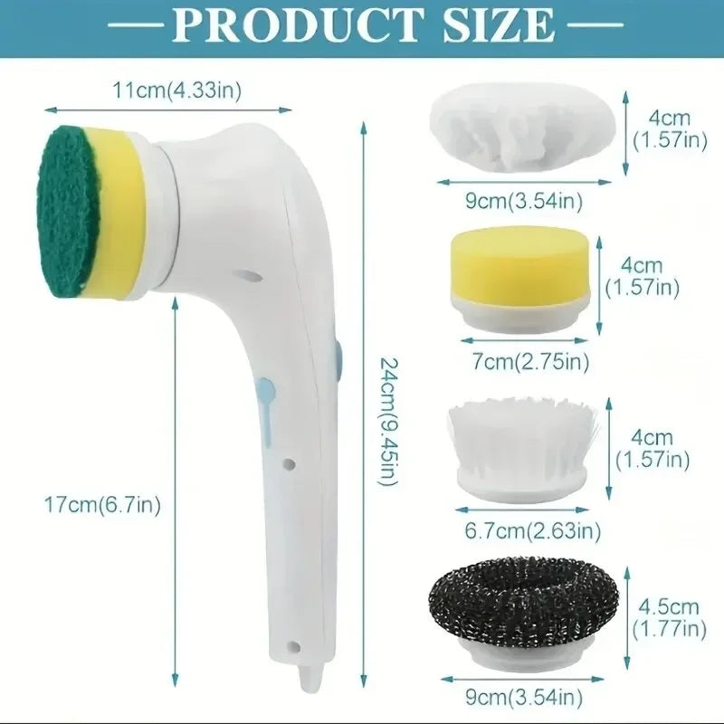 MultiClean 5-in-1 Electric Cleaning Brush