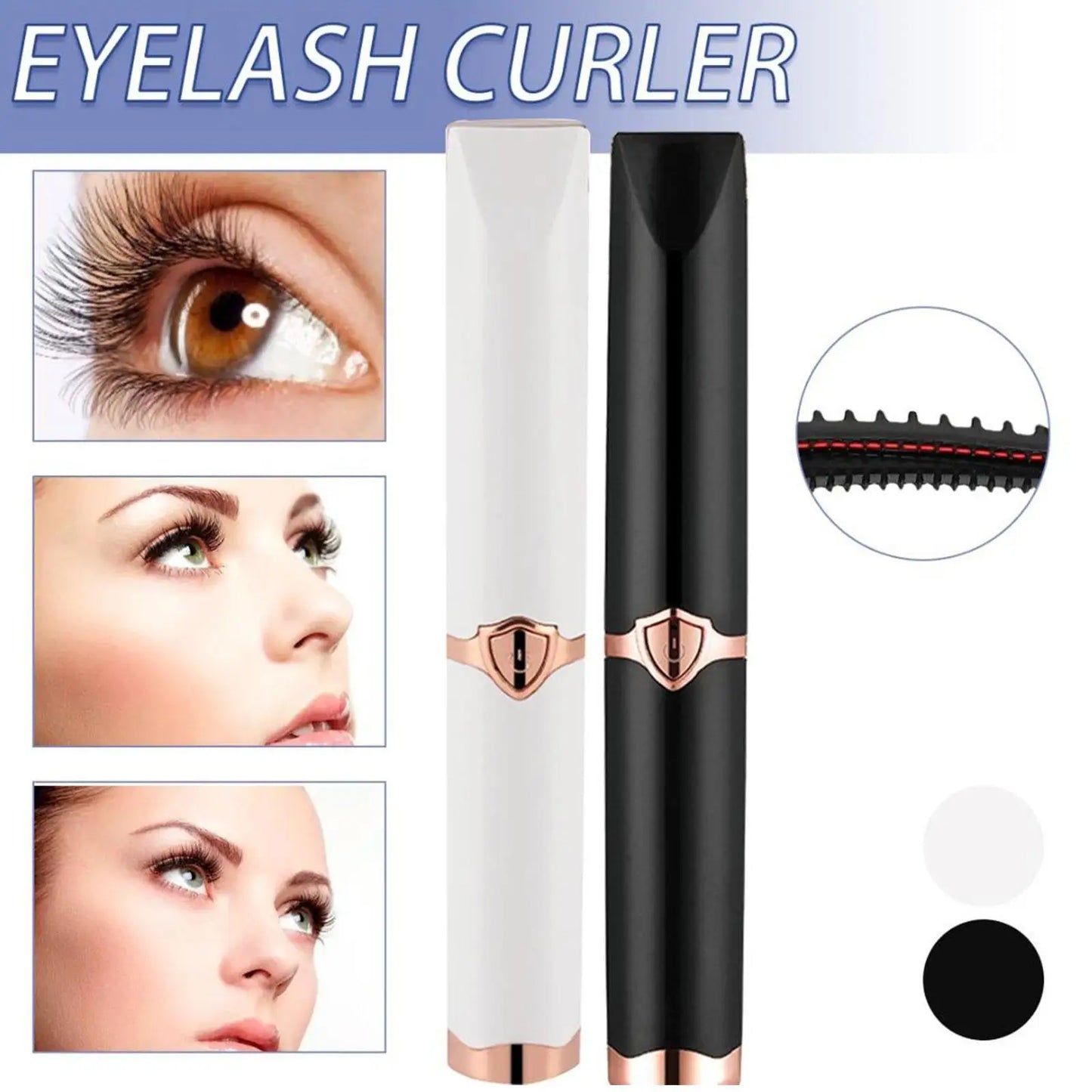 LuxeLash 3-Mode Heated Eyelash Curler